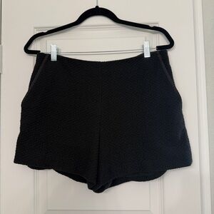 Women's Rag & Bone Black Textured Shorts